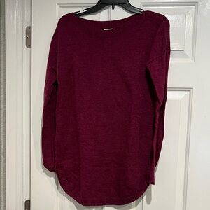 Old Navy Deep Red Knit Sweater